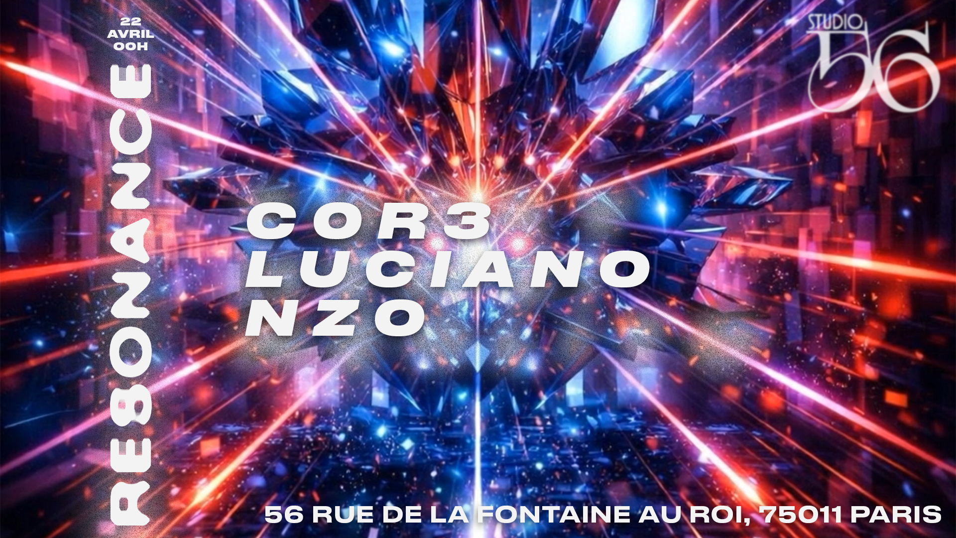 Resonance W/ C0r3  , Luciano , Nzo Cover