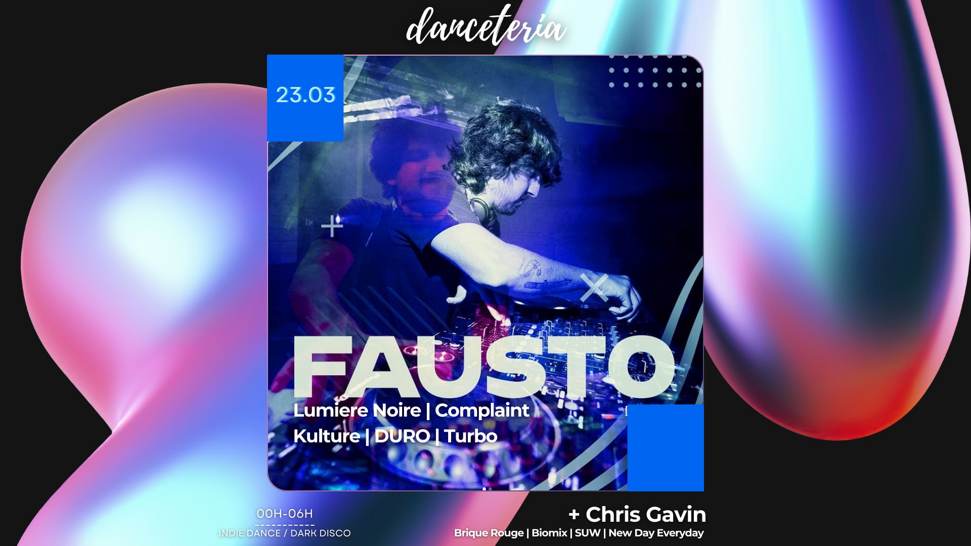 Fausto (Lumiere Noire, Duro, Turbo) @ Indieteria Cover