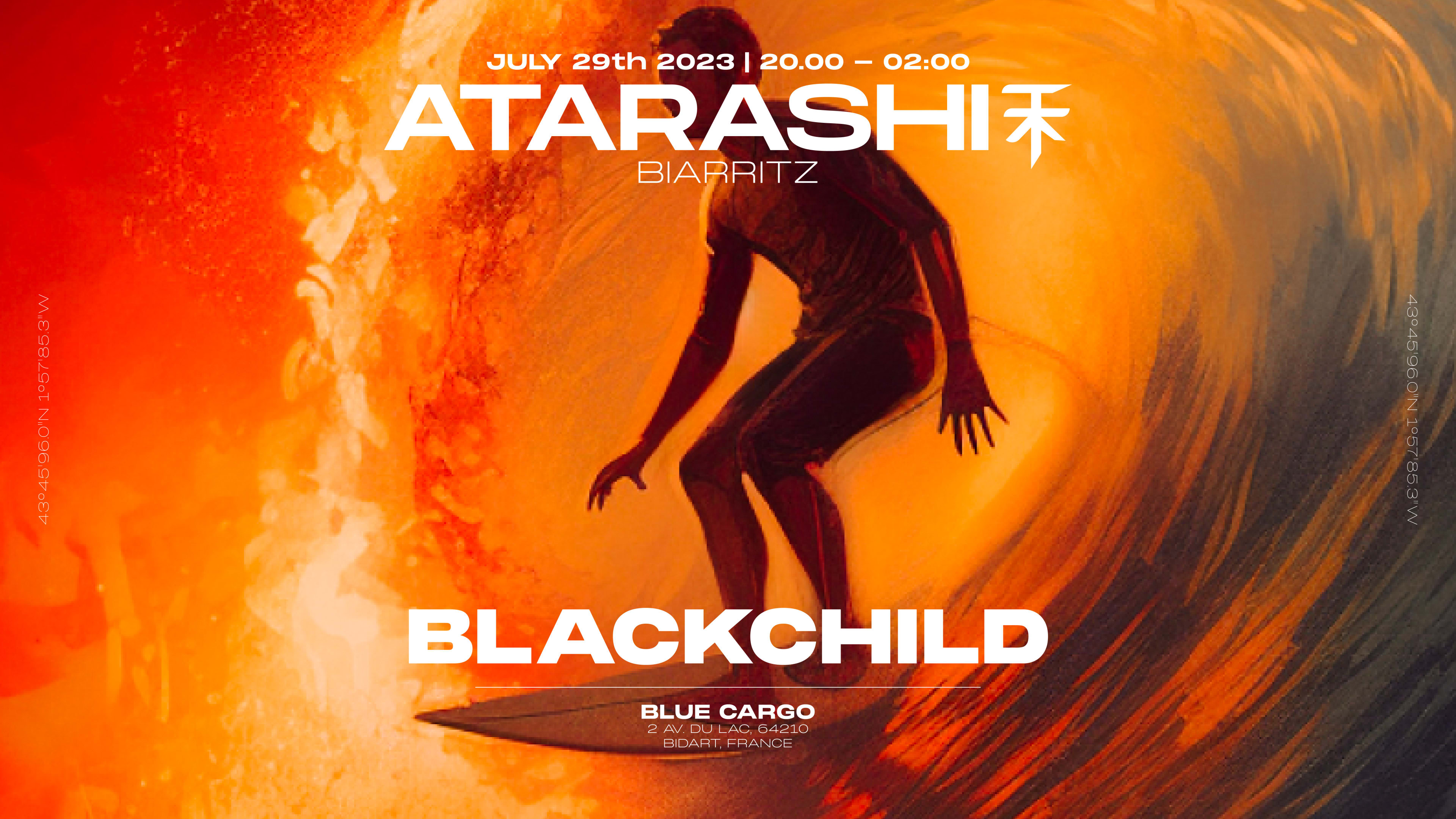 Atarashi XXVIII In Biarritz: Blackchild Cover