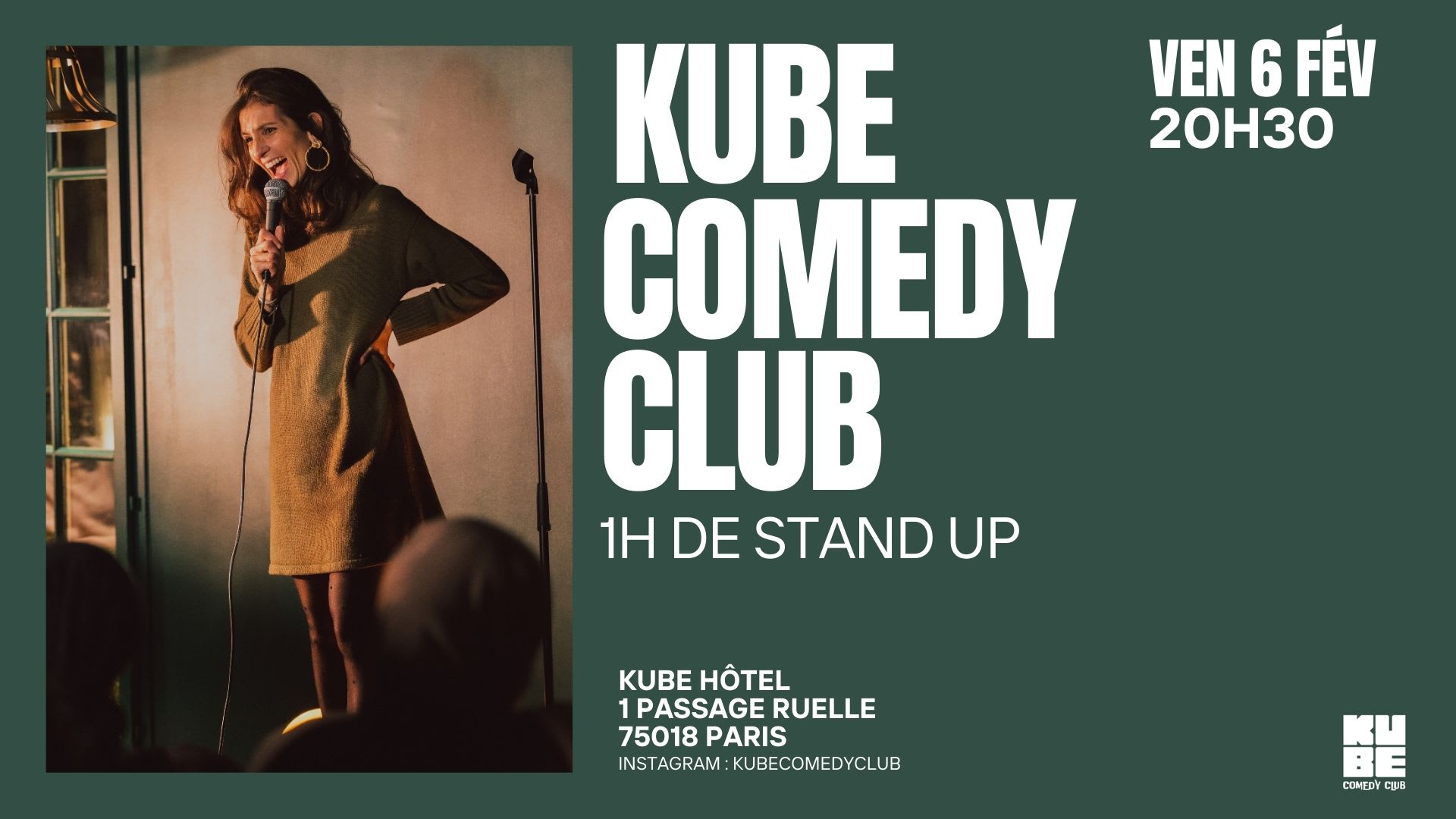 Kube Comedy Club 06/02- 20h30 (Stand Up) Cover