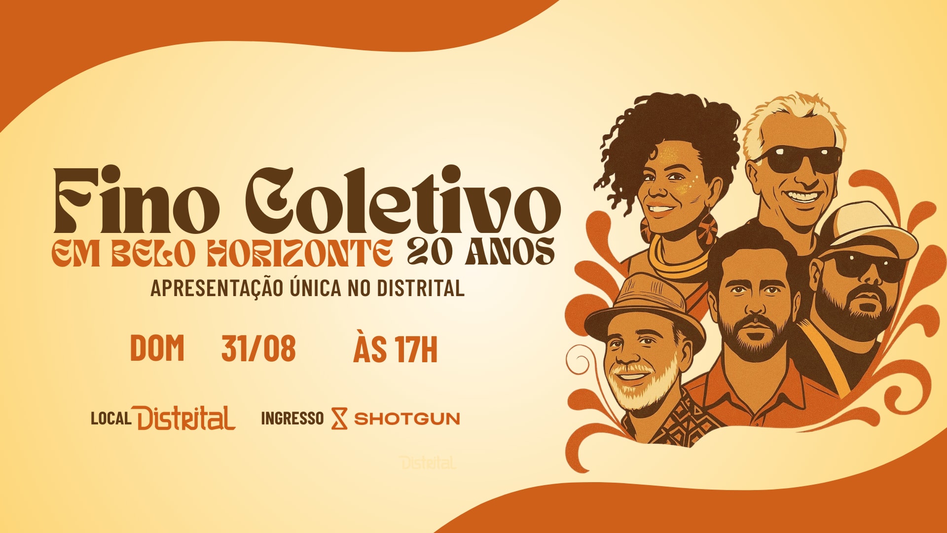 Fino Coletivo 20 Anos - Distrital Cover