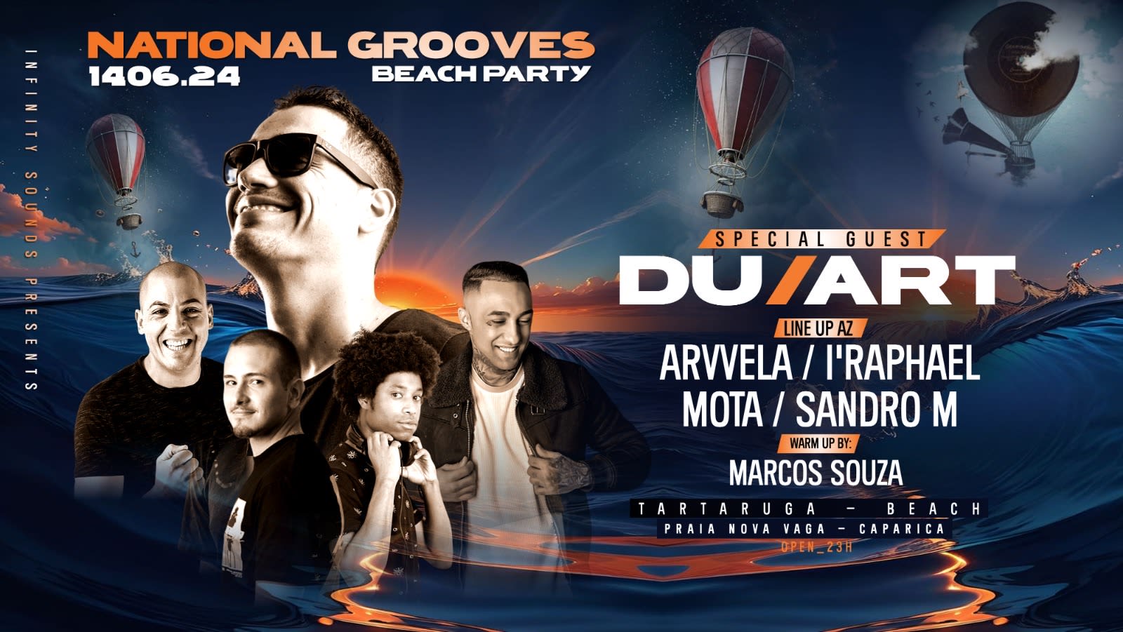 National Grooves Beach Party Cover