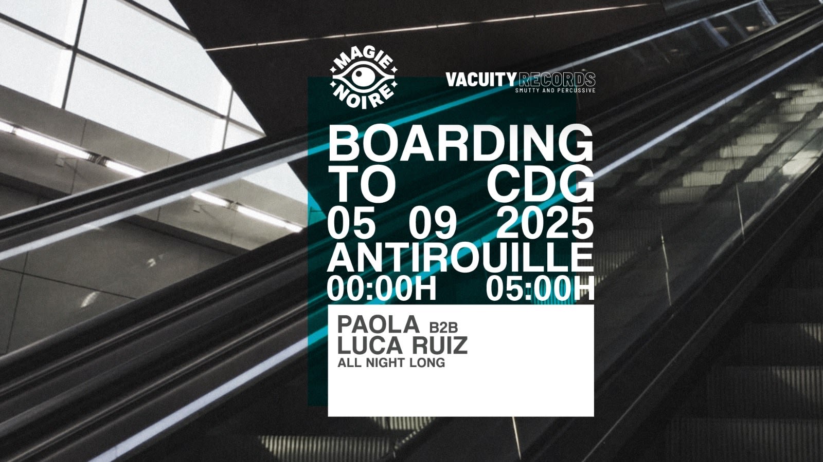 Boarding To Cdg W/ Paola B2b Luca Ruiz Cover
