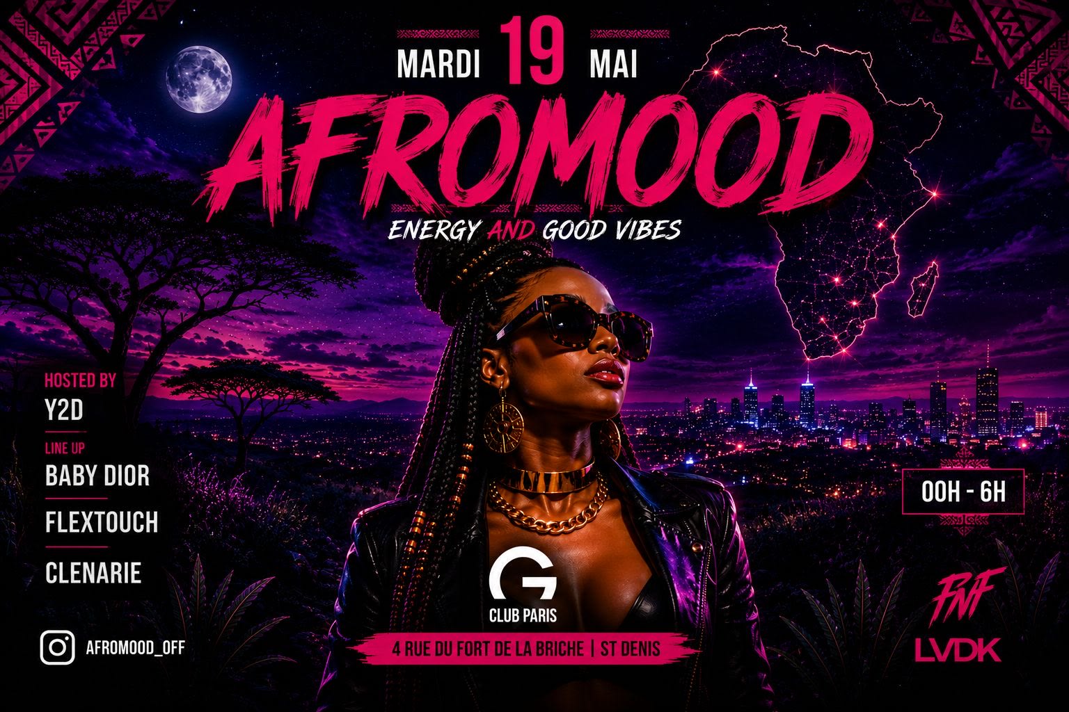Afro Mood @ G Club Cover