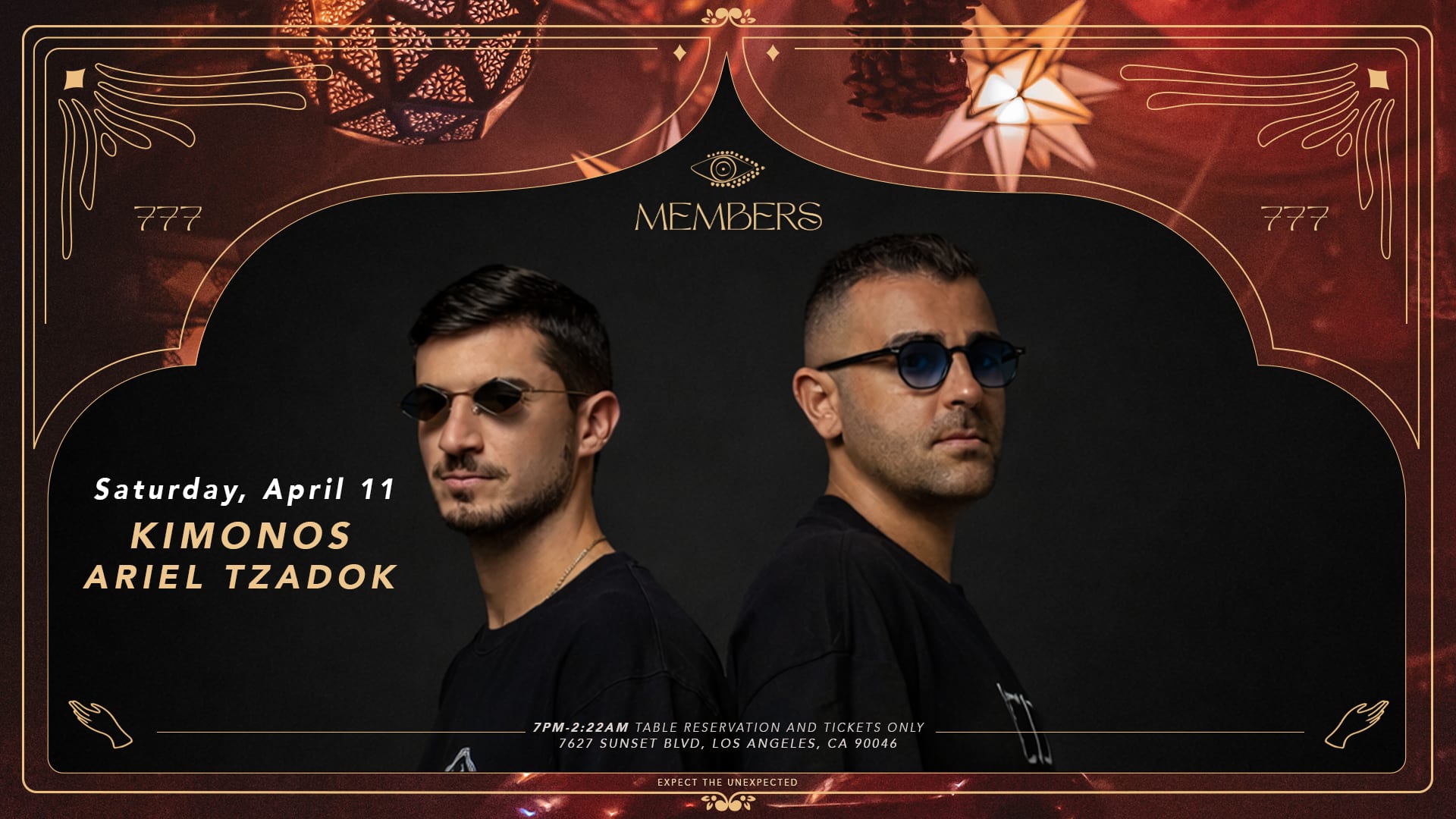 Members Presents: Kimonos & Ariel Tzadok Cover