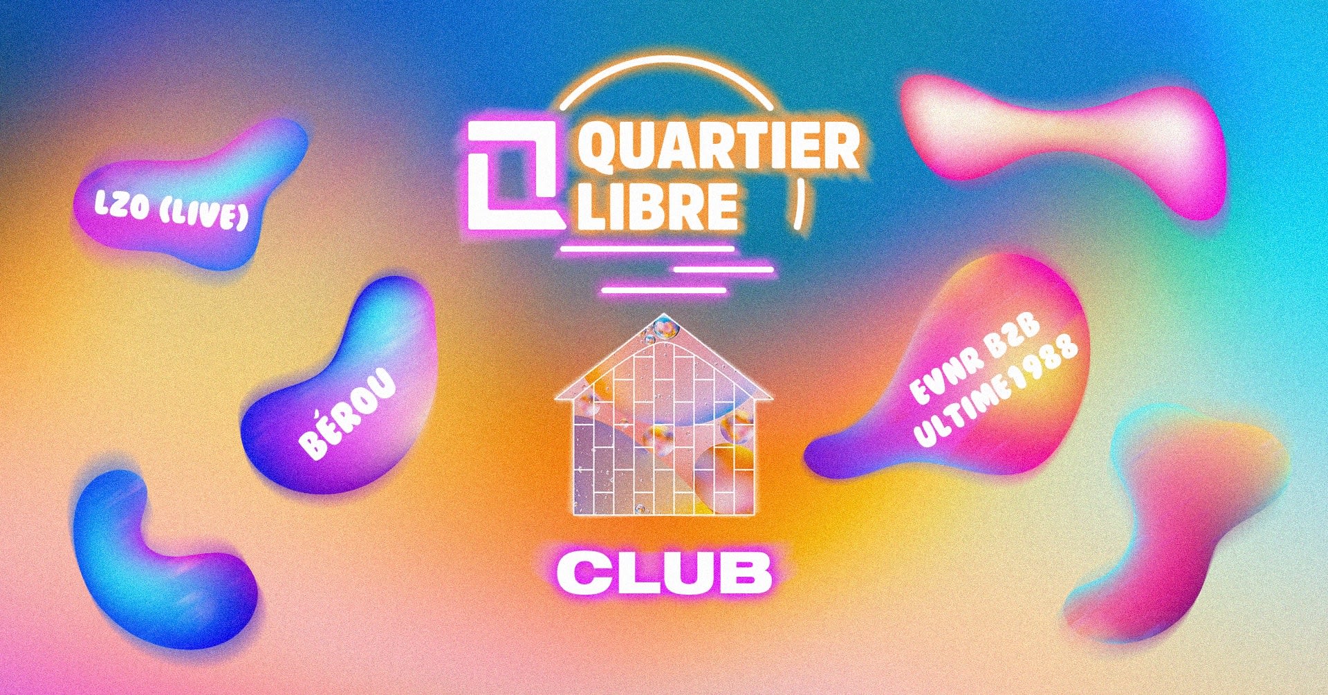 Quartier Libre W/ Bérou, Evnr B2b Ultime1988, Lzo (Live) Cover