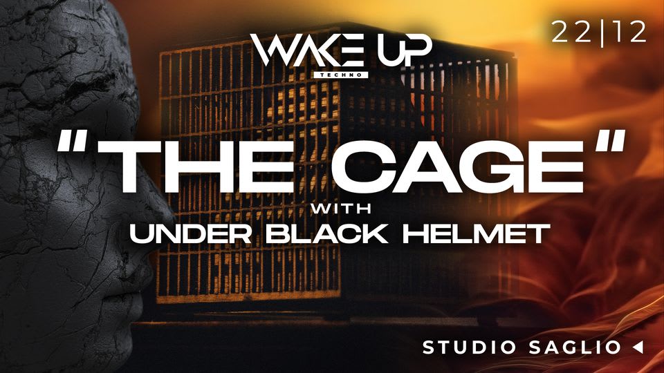 The Cage W/ Under Black Helmet Cover