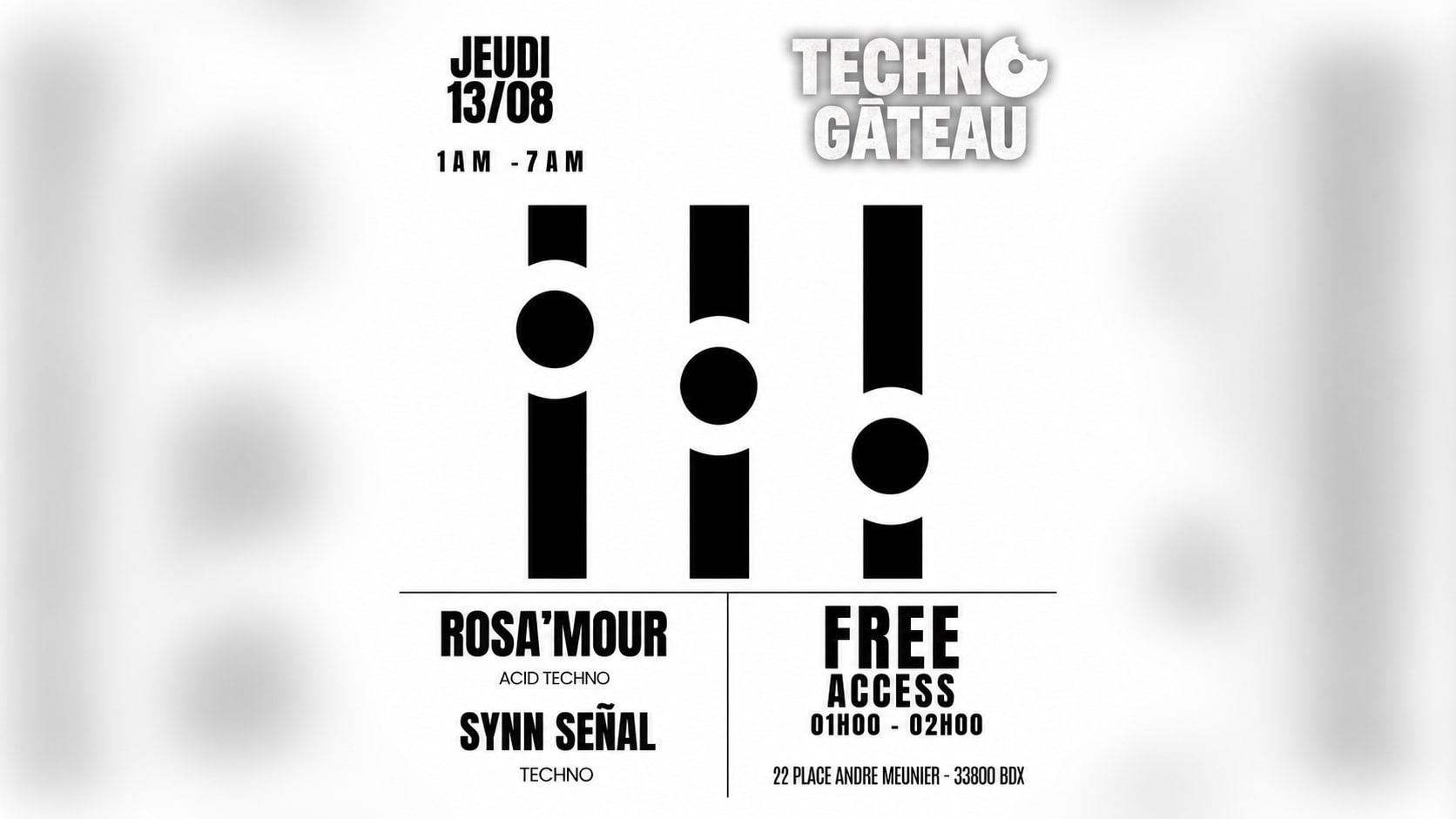 Tous Les Jeudis - Techno Gâteau - Rosa’Mour( Acid Techno ) Cover