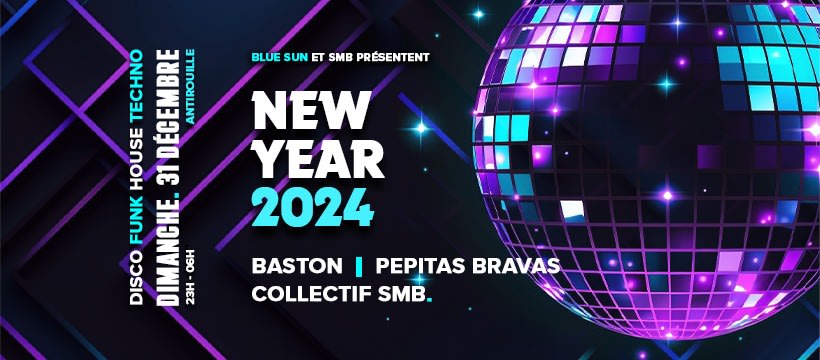 New Year 2024 - Blue Sun X Smb X Antirouille Cover