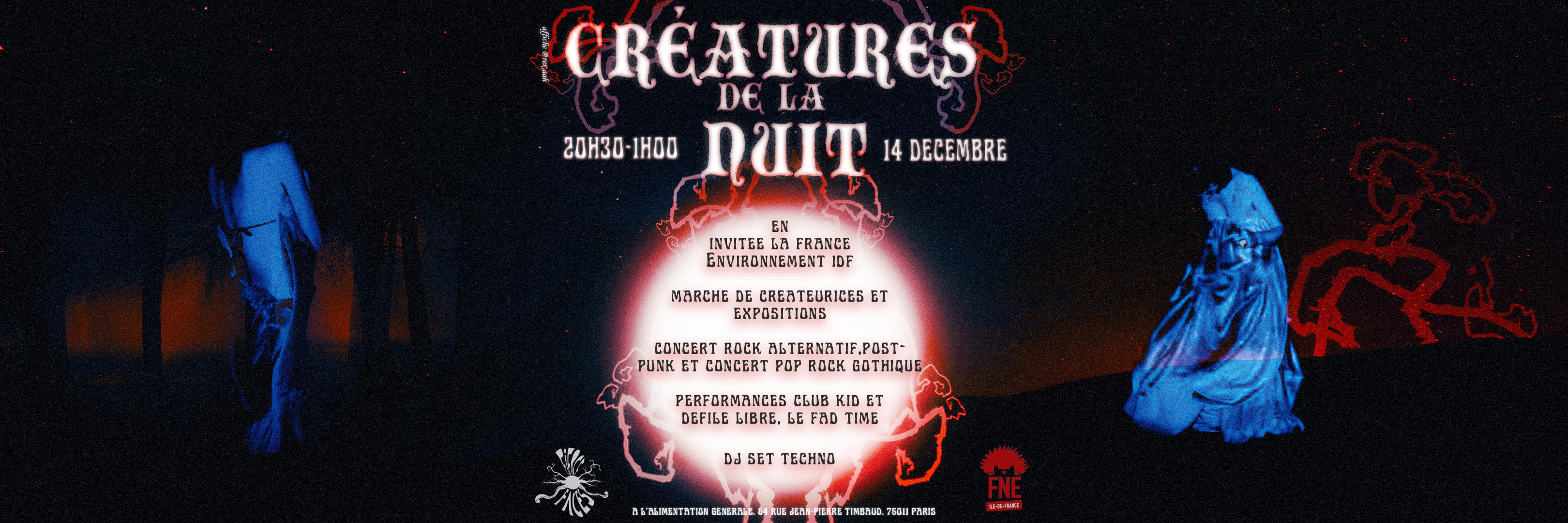 #4- Fierce Faces - Créatures De La Nuit Cover