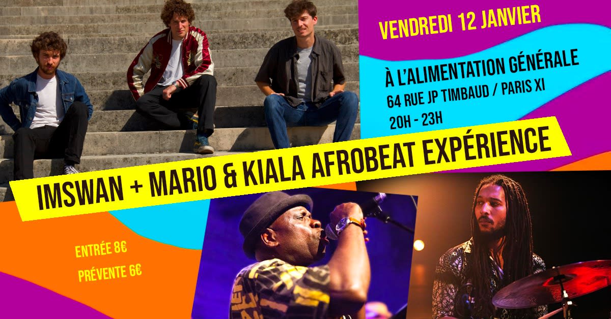 Imswan + Kiala & Mario Afrobeat Experience Cover