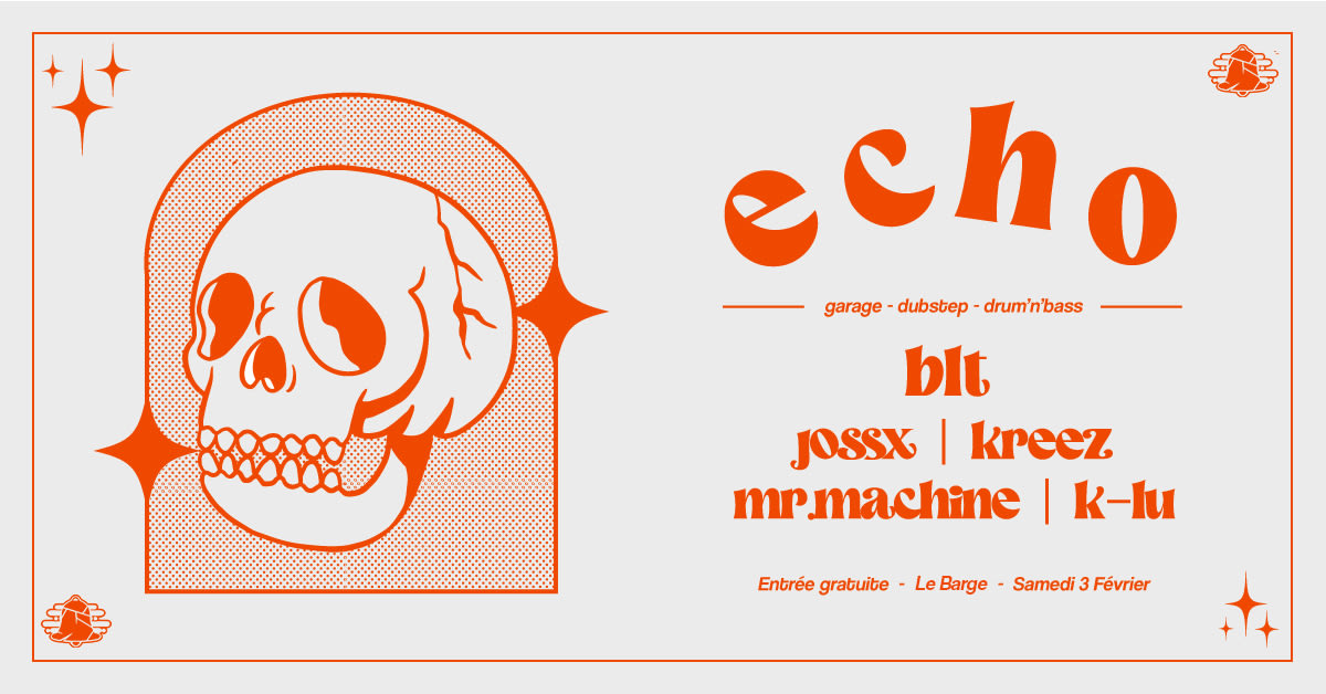 Decibelz Présente Echo W/ Blt Au Barge (Lille) Cover