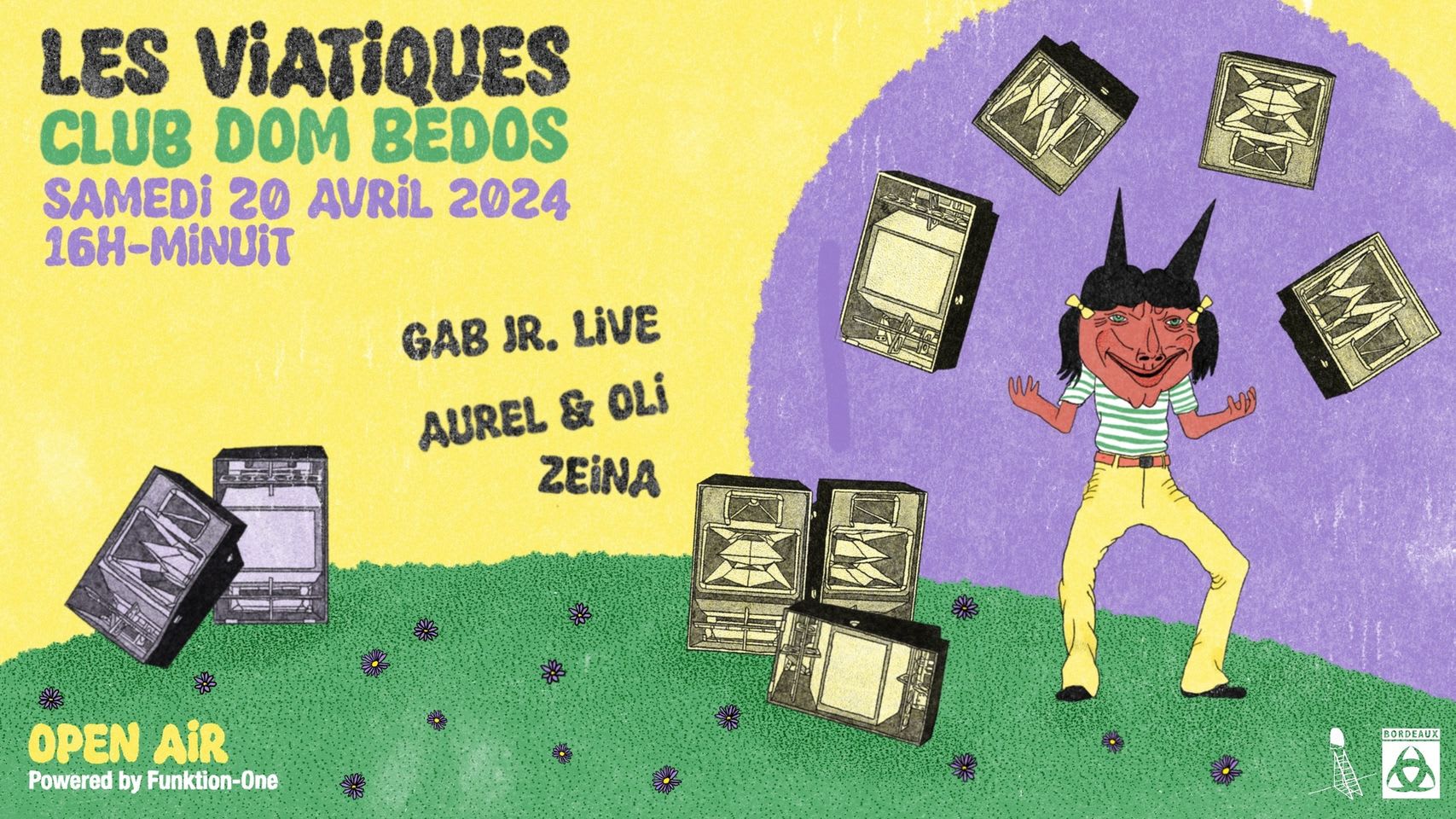 Les Viatiques Open Air • Club In Dom Bedos Cover