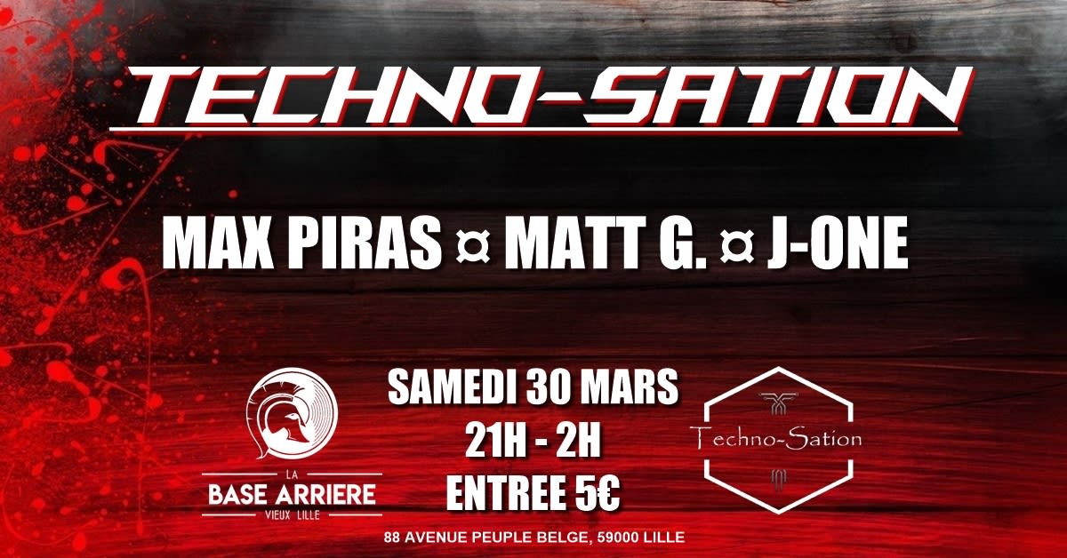 Techno Station @ La Base Arrière Cover