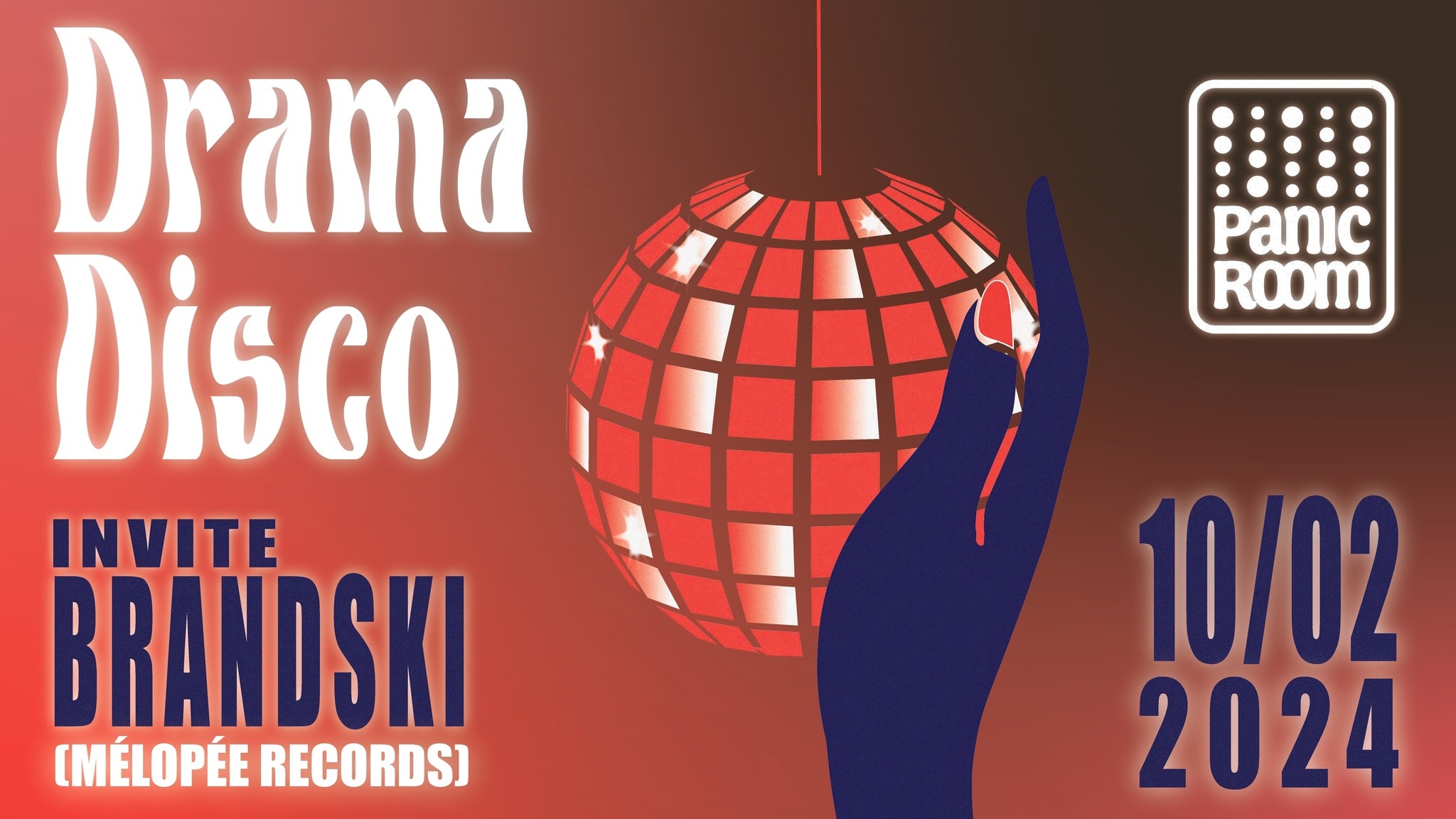 Drama Disco Invite Brandski (Mélopée Records) Cover