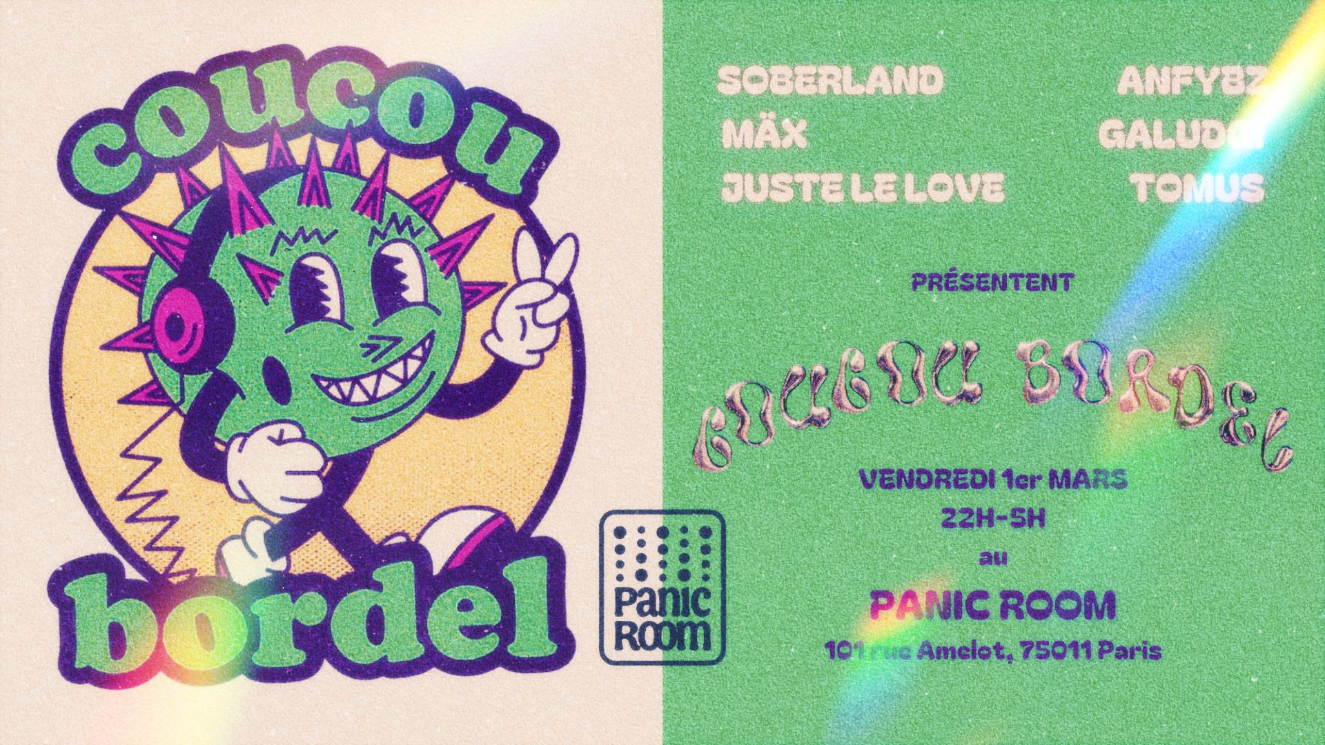 Coucou Bordel Takes Over Panic Room Cover