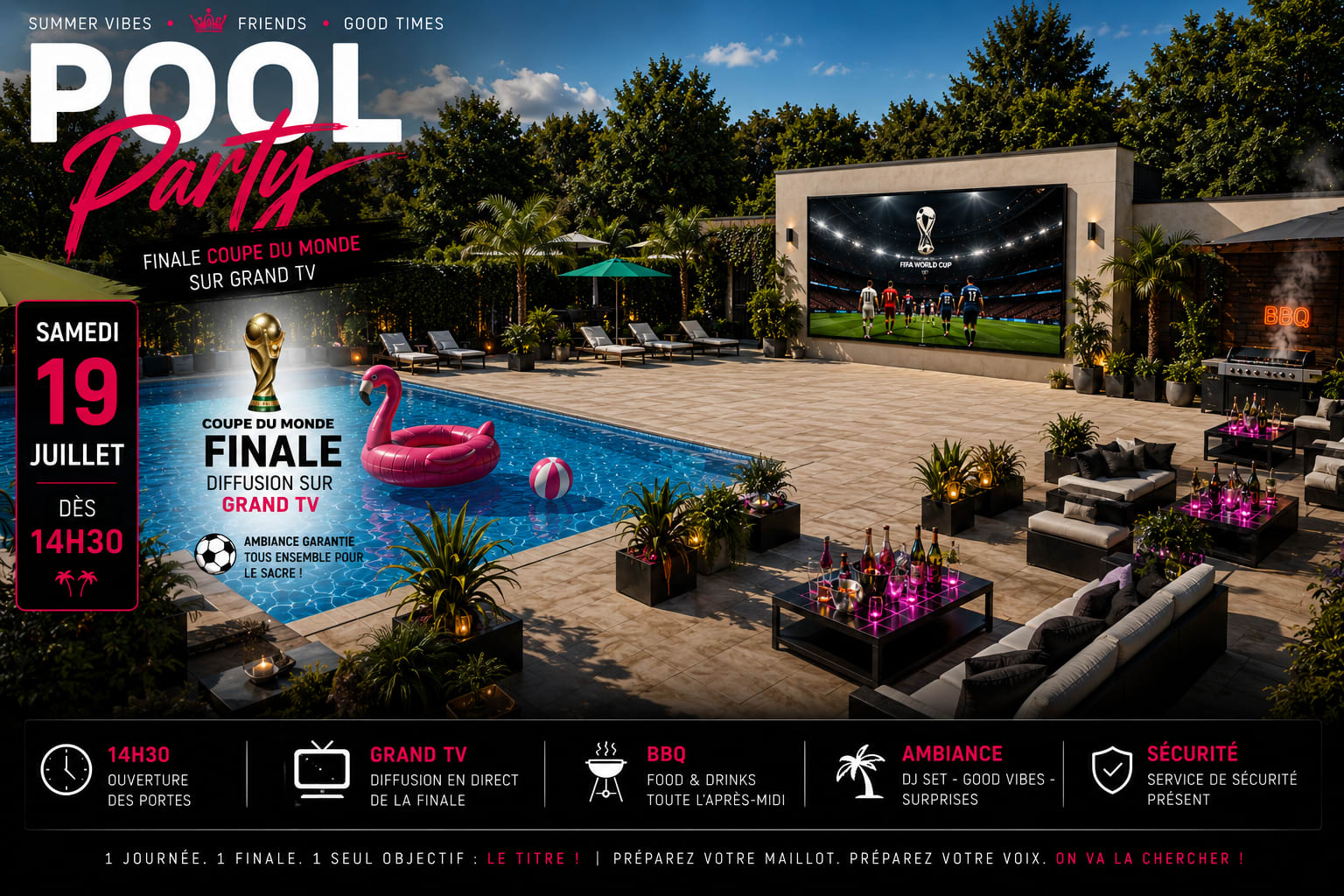 Pool Party + Final Cdm Cover