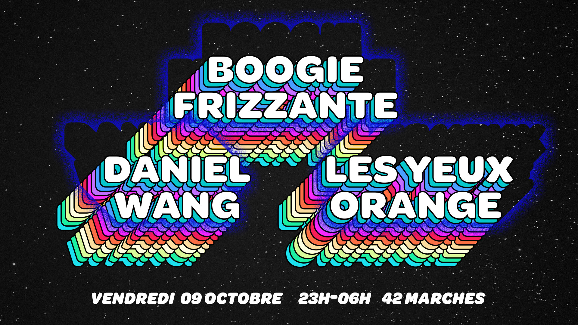 Daniel Wang X Les Yeux Orange X Boogie Frizzante Cover