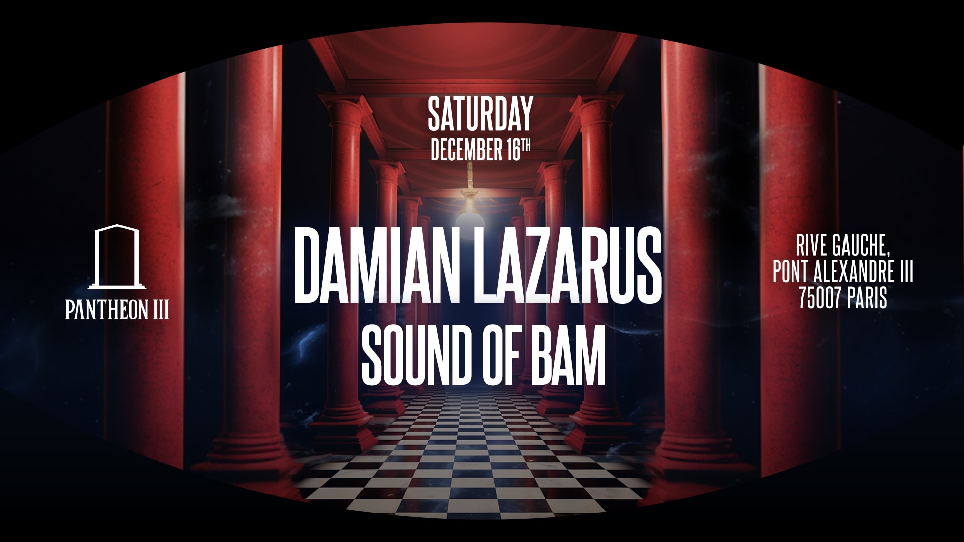 Pantheon Presents Damian Lazarus  - 16/12 Cover