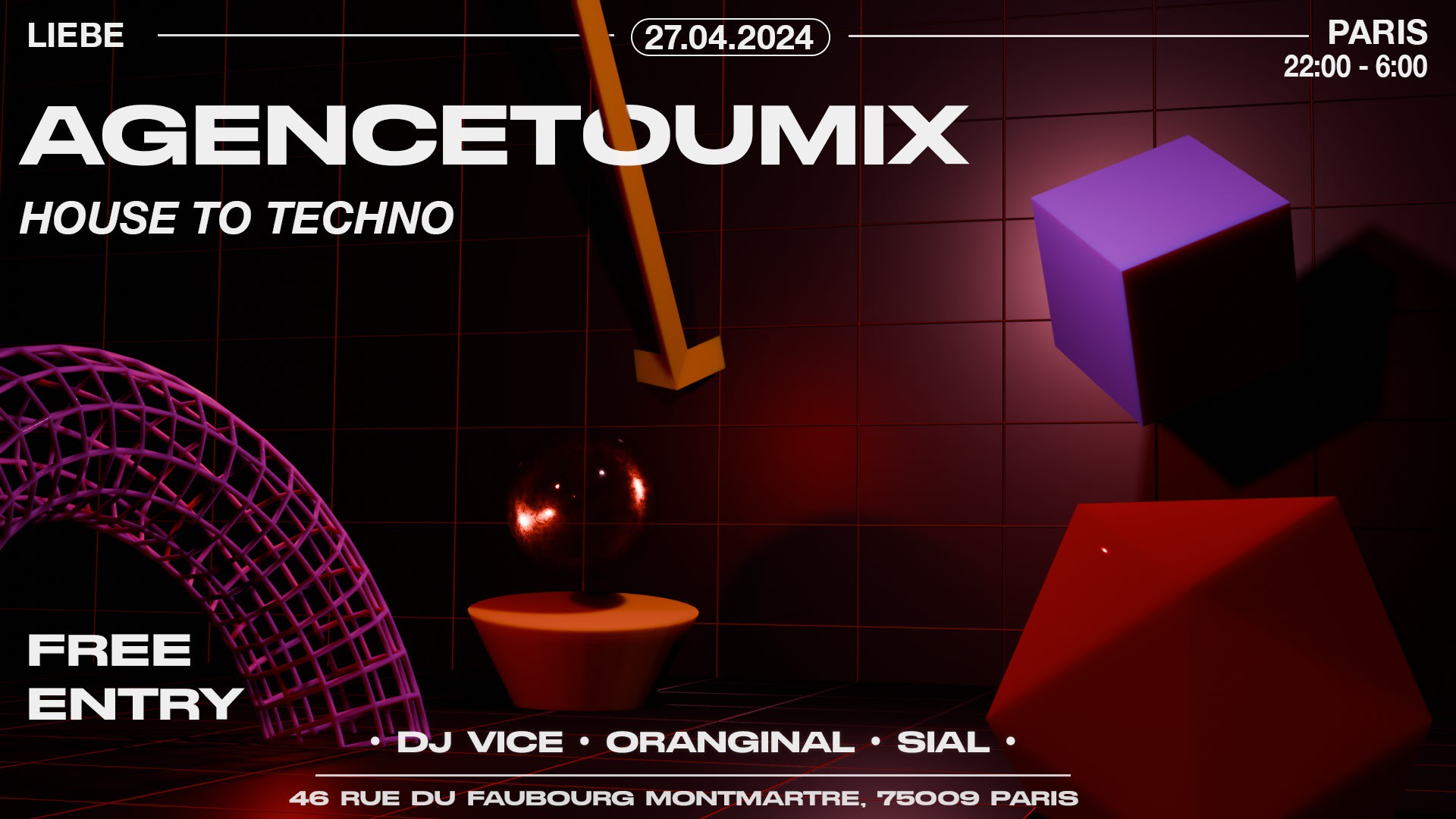 420+7: Agencetoumix @ Liebe Cover