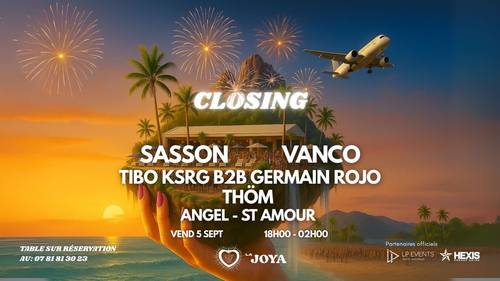 La Joya 10 Eme Édition X La Voile Bleue - Closing Season Cover