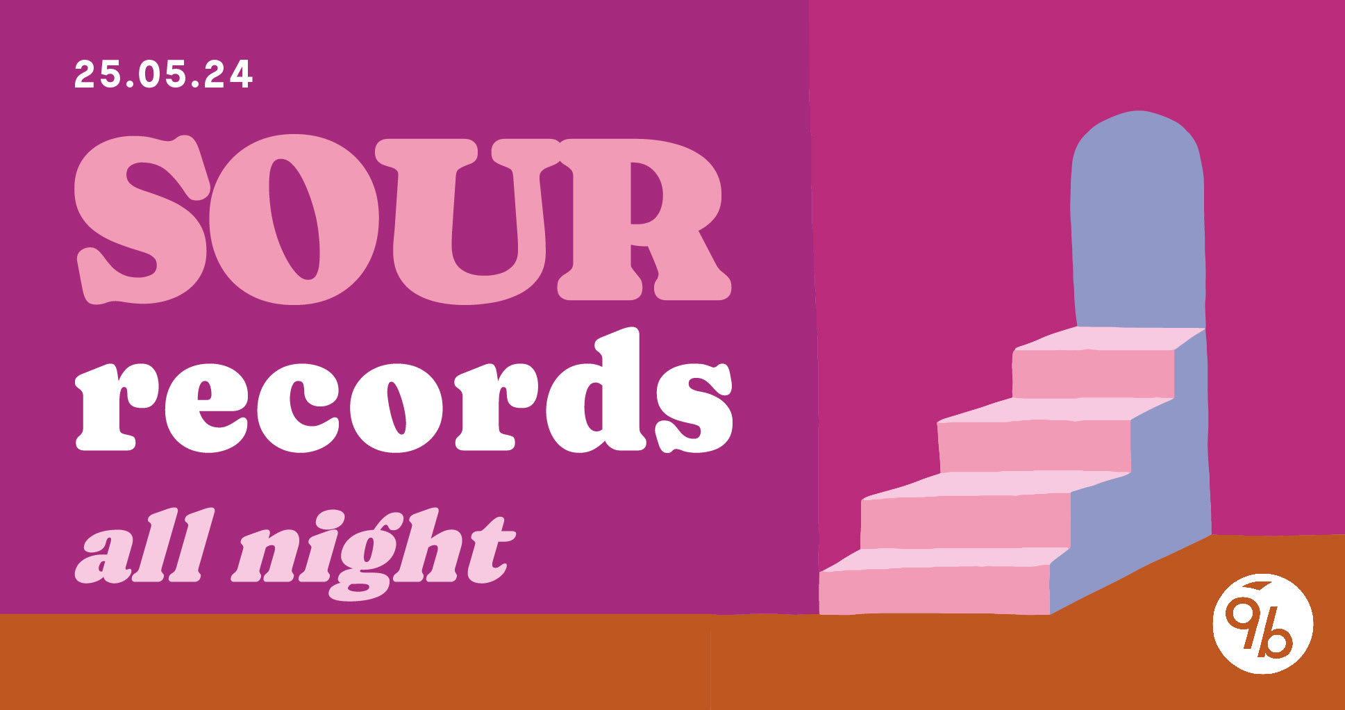Sour Records All Night Long @Le 9b Cover