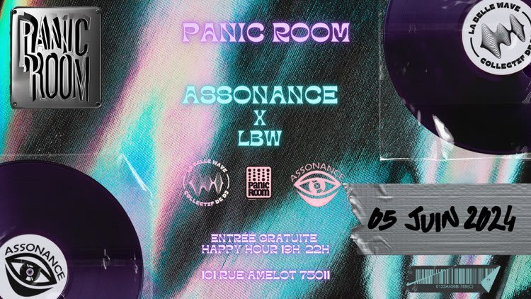 Panic Room Invite Assonance & La Belle Wave Cover