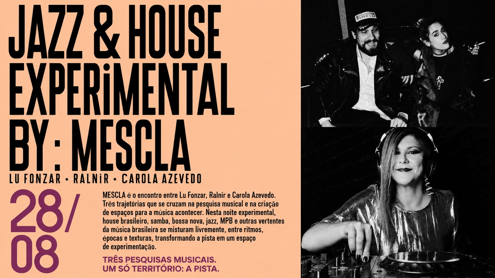 Jazz&House Experimental By: Mescla No Dr Banana Club Cover