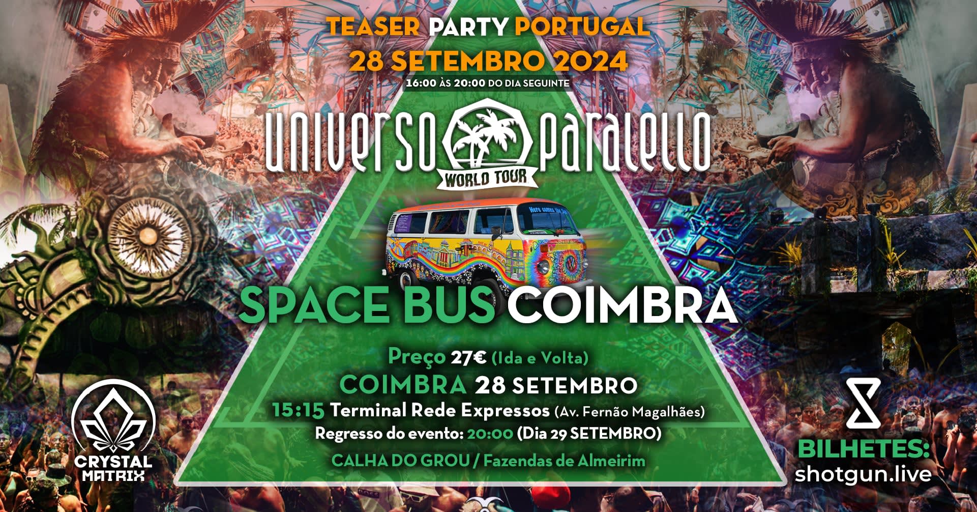 Space Bus / Coimbra / Universo Paralello Tour 2024 Cover