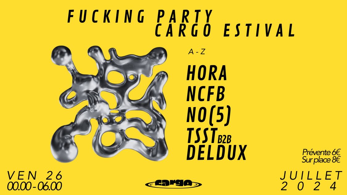 F*Cking Party #5 : Ncfb * Tsst B2b Deldux * No(5) * Hora Cover