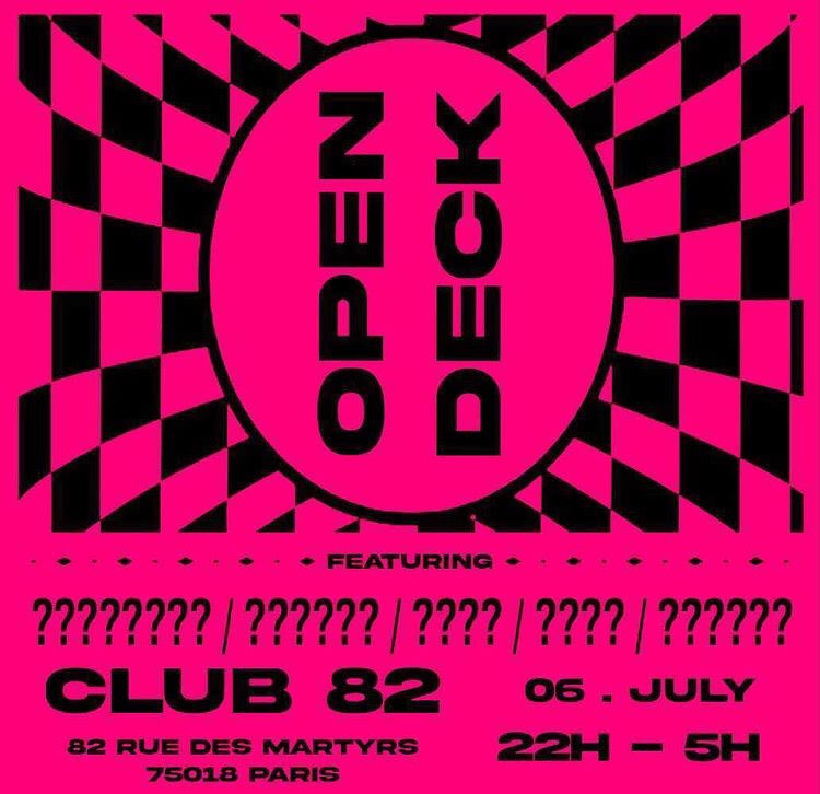 82 Club X Open Deck [Play/Cue] /05.07/ Cover
