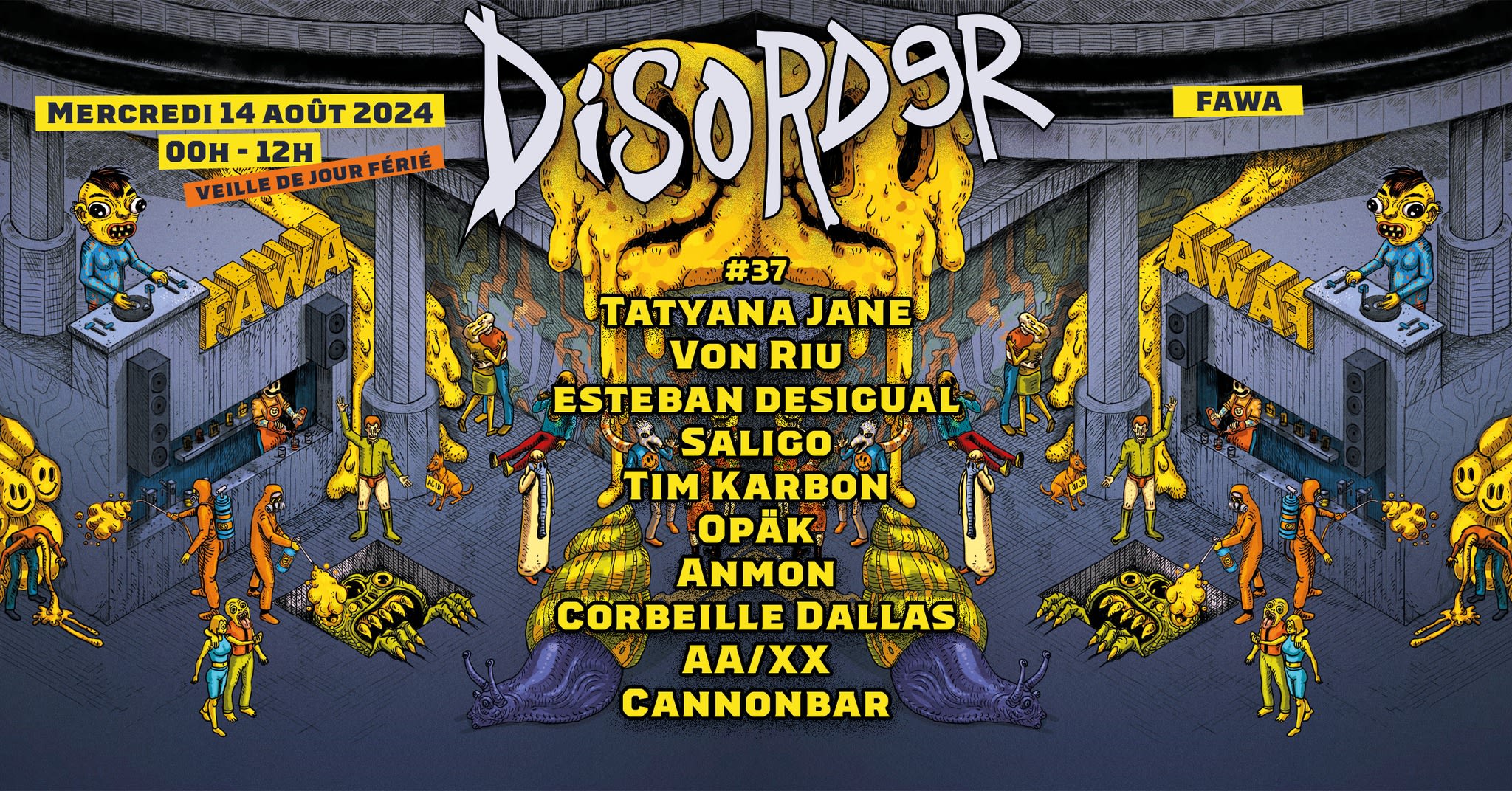 Disorder X Fawa: Von Riu, Tatyana Jane, Esteban Desigual... Cover