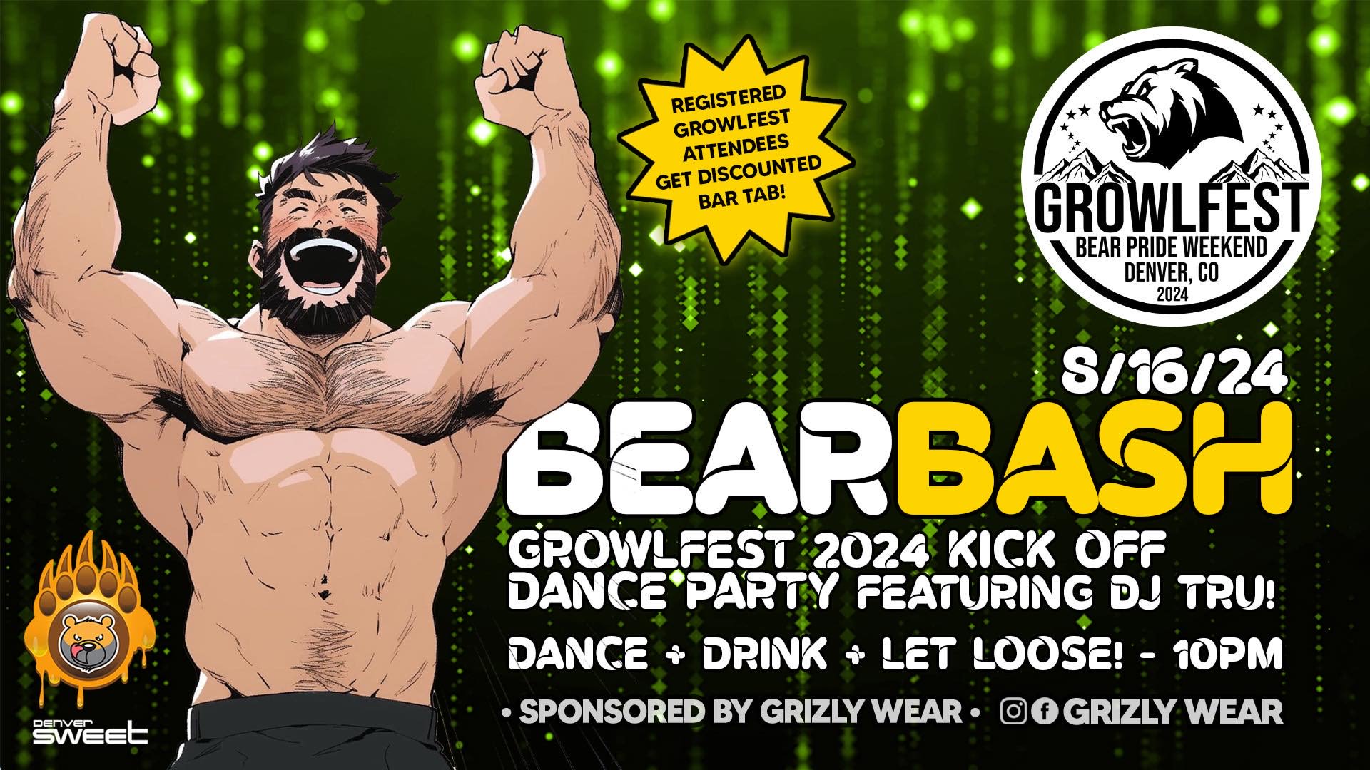 Growlfest 2024: Bearbash (W/ Dj Tru) 8/16 Cover