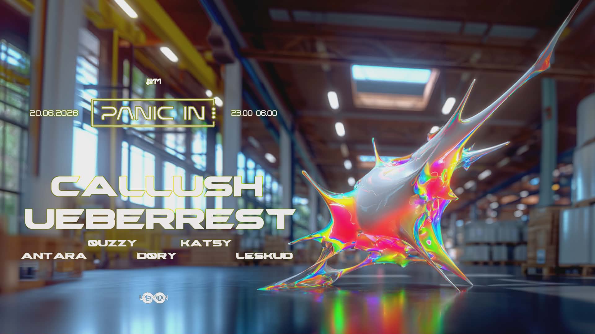 Panic In... W/ Callush & Ueberrest Cover