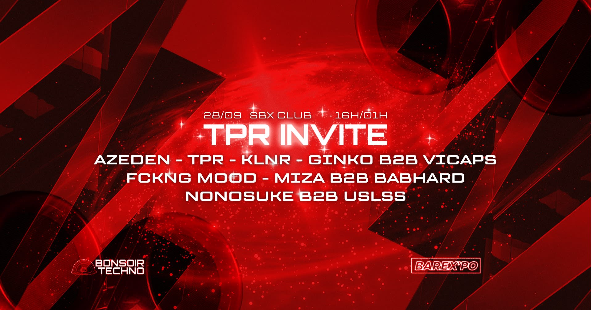 Tpr Invite : Finish Line (Sbx Club) Cover