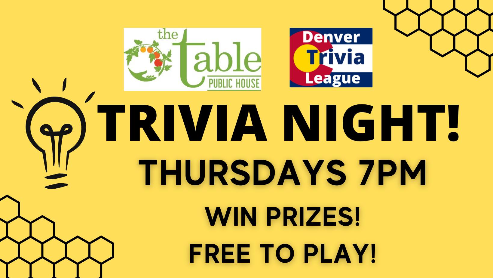 Trivia At Table Public House Cover