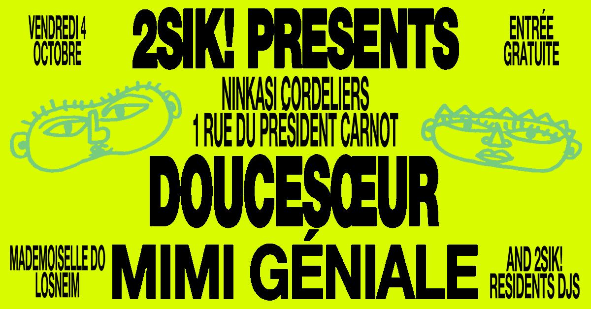 2sik! : Doucesoeur, Mimi Géniale, 2sik! Crew Cover