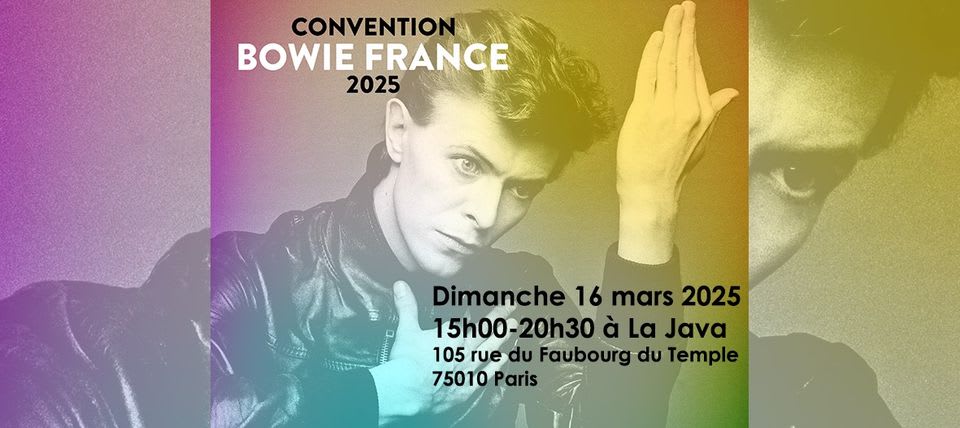 Convention Bowie France 2025 Cover