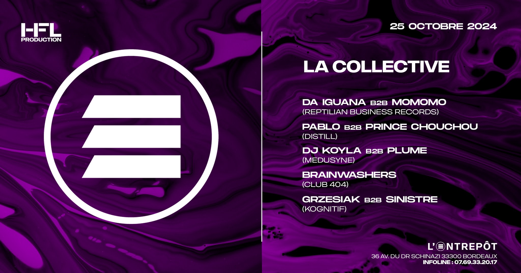La Collective W/ 5 Collectifs Techno Bordelais ! Cover
