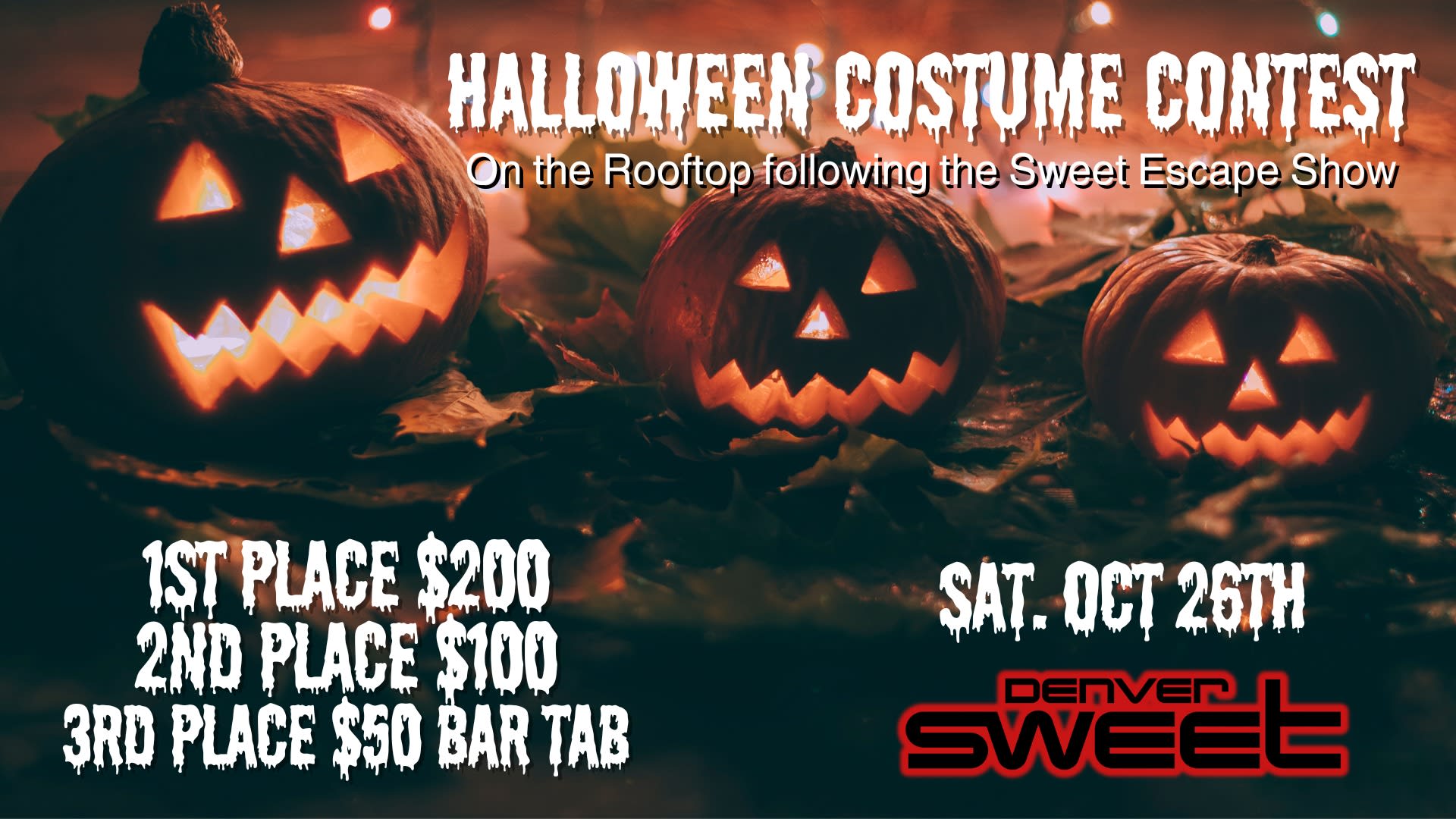 Halloween Costume Contest 10/26 Cover