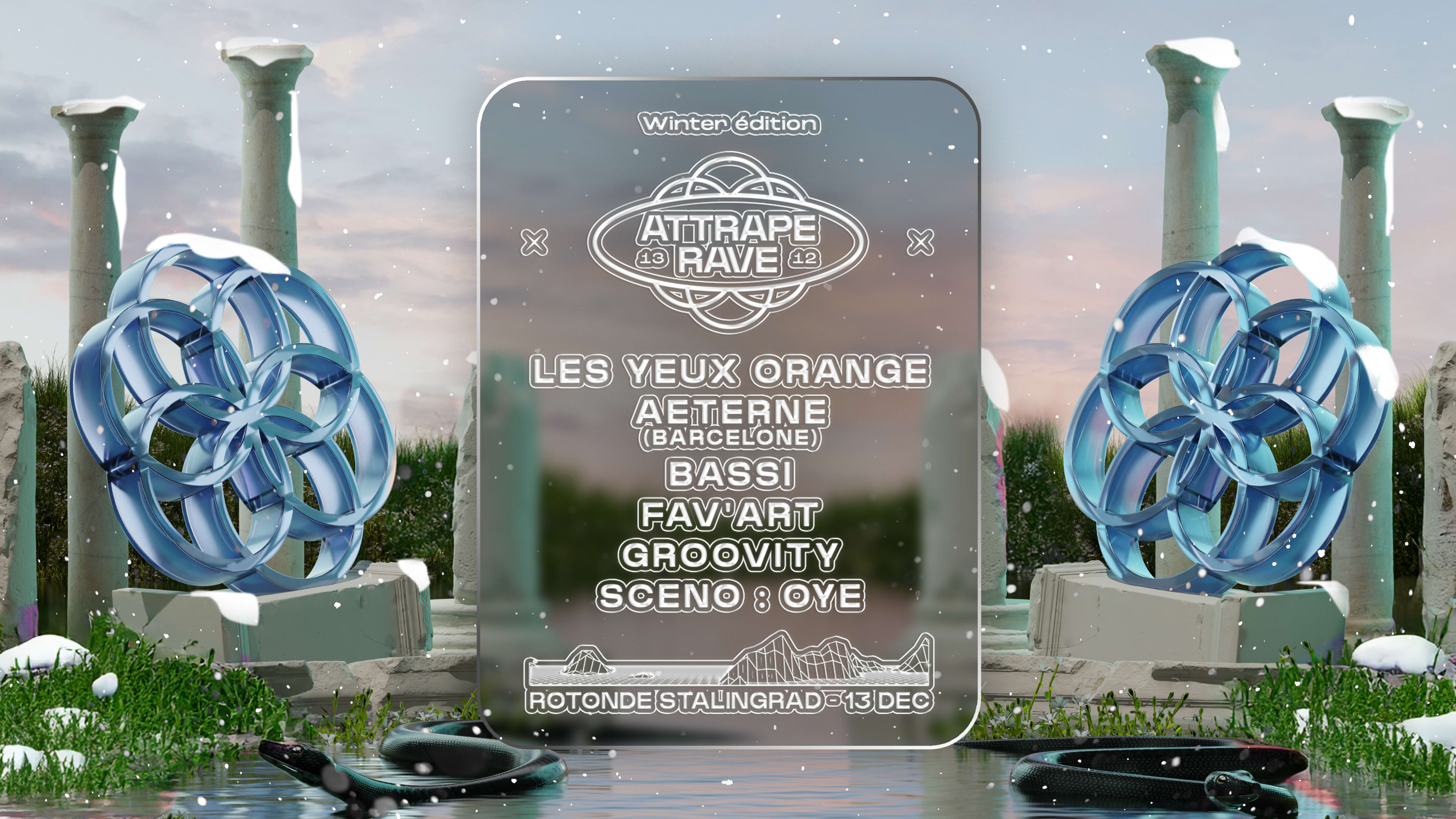 Attrape Rave W/ Les Yeux Orange, Fav_Art, Groovity, Oye Cover