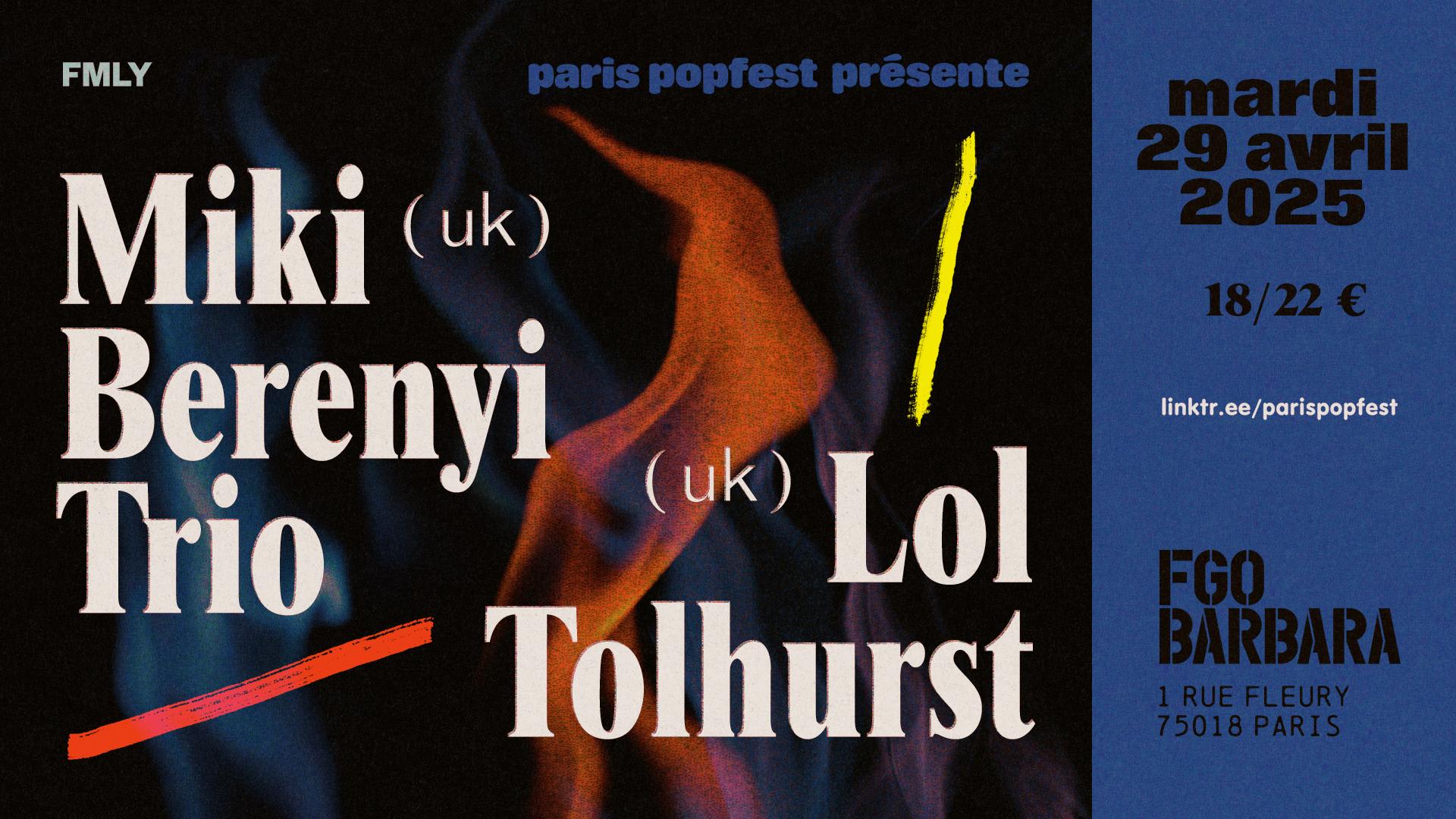 Miki Berenyi Trio + Lol Tolhurst Cover