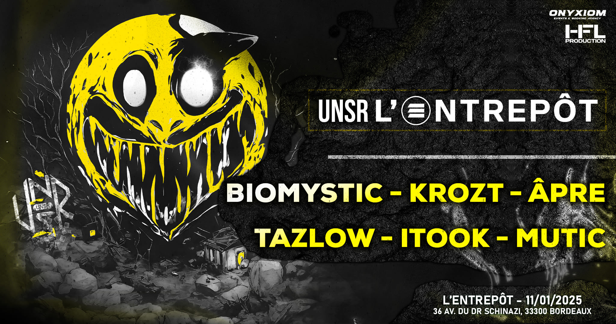 Unsr Records Night W/ Biomystik / Krozt / Âpre / Tazlow ... Cover