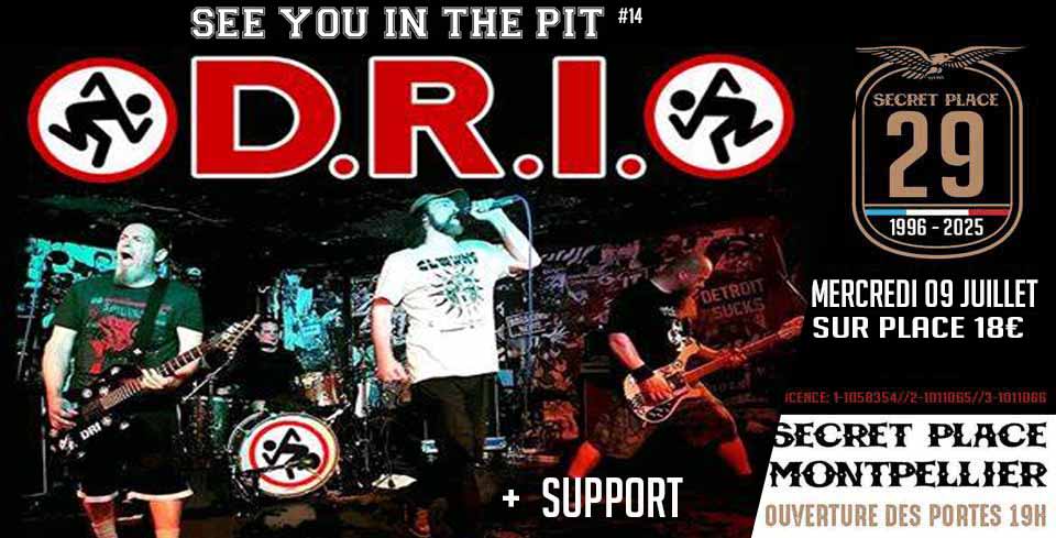 D.R.I + Rise Up Cover