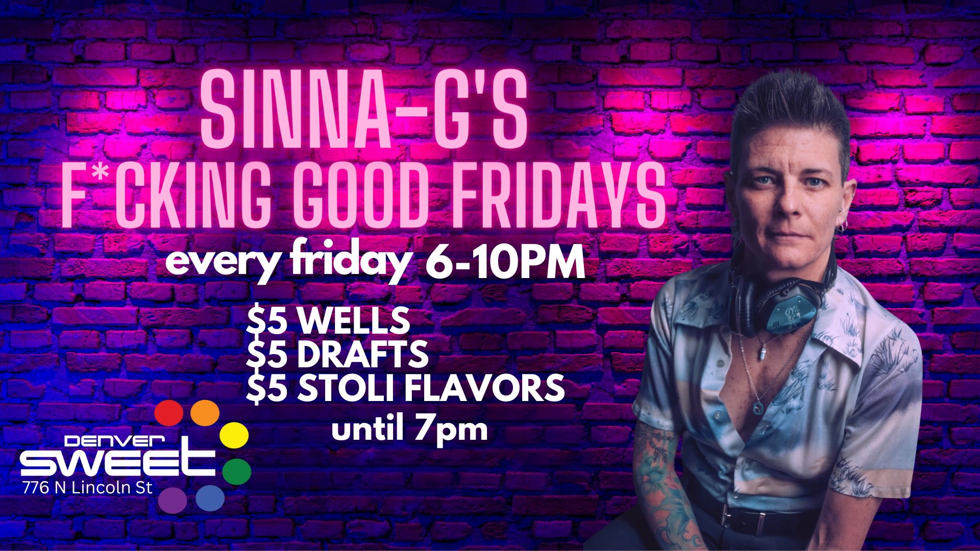 🔥 F*Cking Good Fridays (Rooftop W/ Sinna-G) No Cover 1/10 Cover