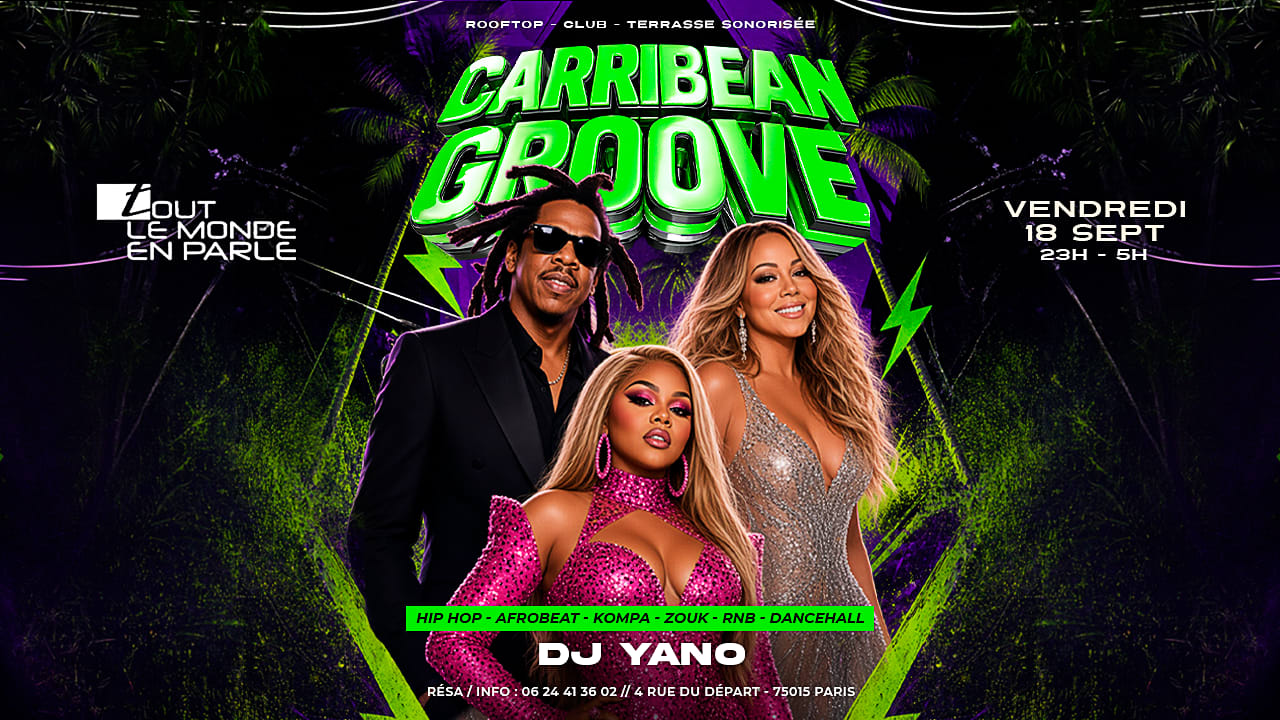 Soiree Caribbean Groove Open Air & Hiphop,Afrobeat Cover