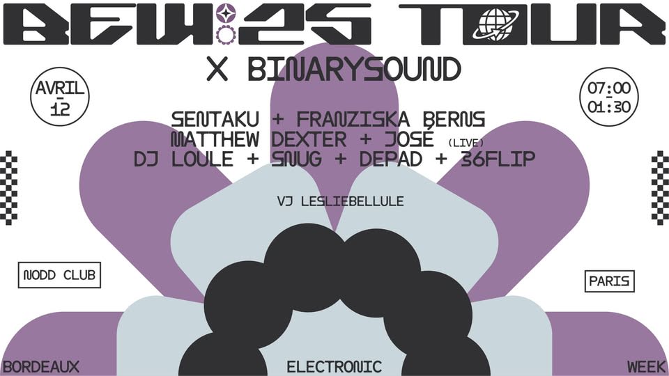 Bew X Binarysound W/ Franziska Berns, Matthew Dexter @Nodd Cover
