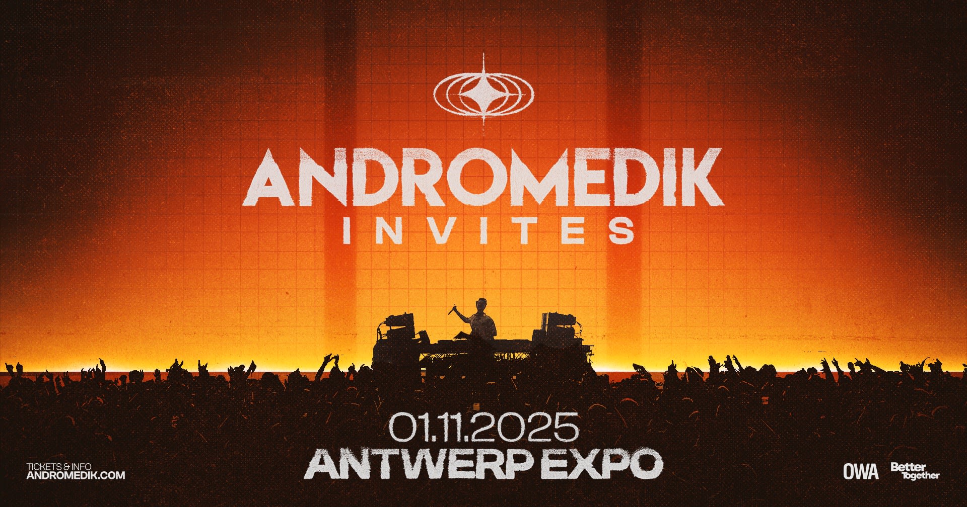Andromedik Invites - Antwerp Expo 2025 Cover