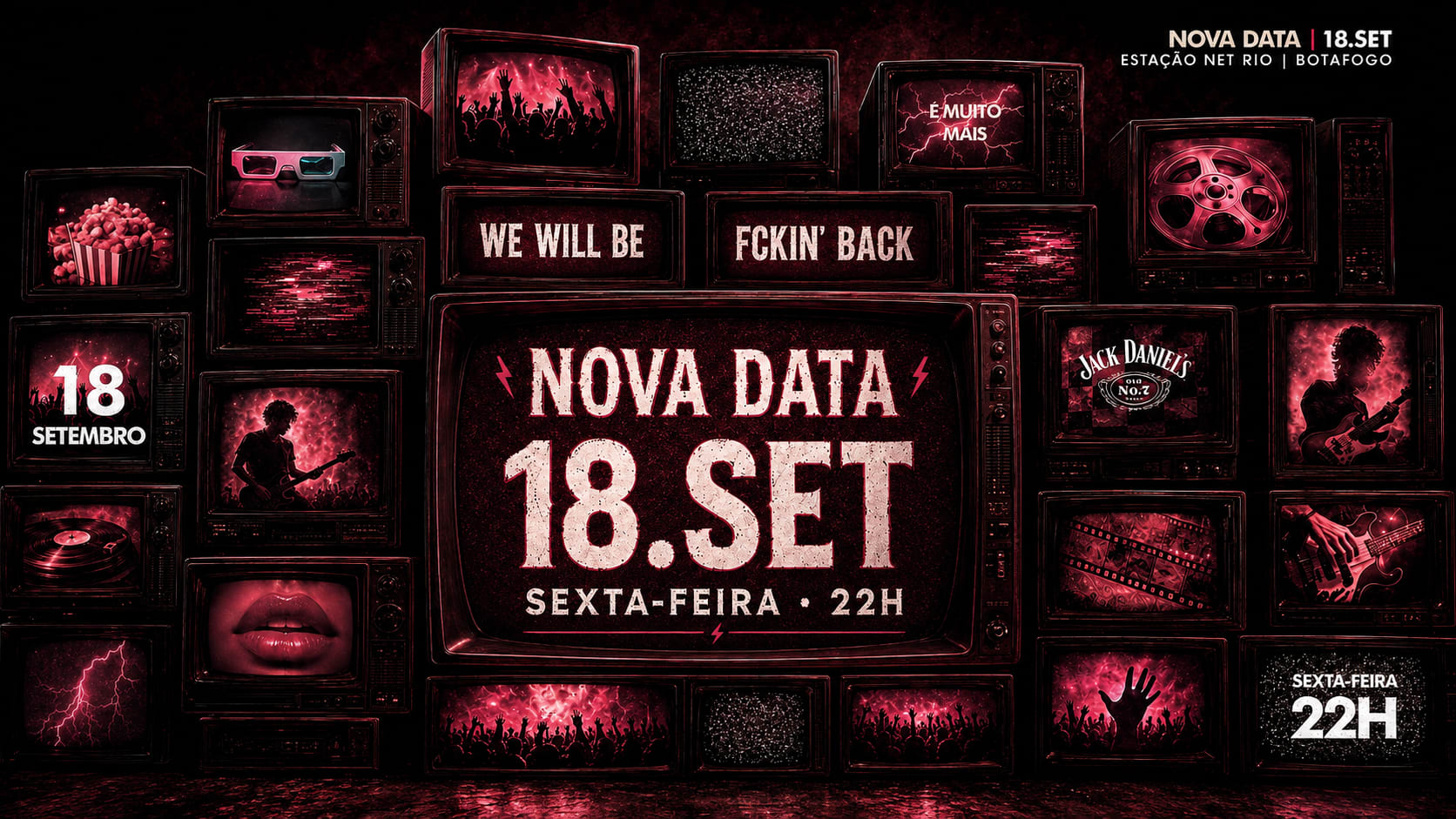 Rocka-Rocka | We Are Fckin' Back | Estação Net Rio Cover