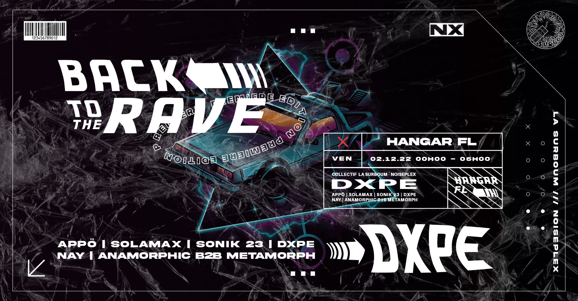 La Surboum X Noiseplex - Back To The Rave Cover